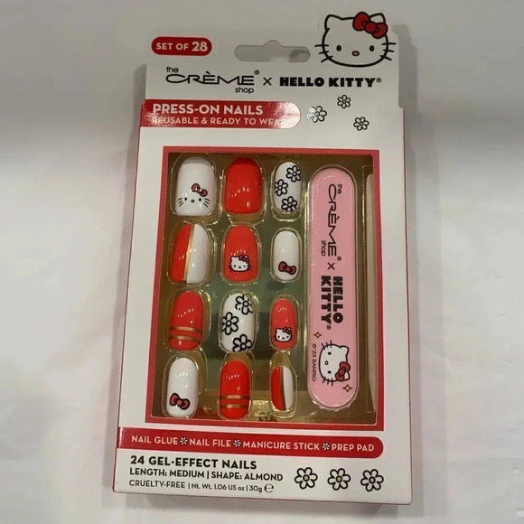 Hello Kitty Press - On Nails Reusable And Ready To Wear - Picture 1 of 2